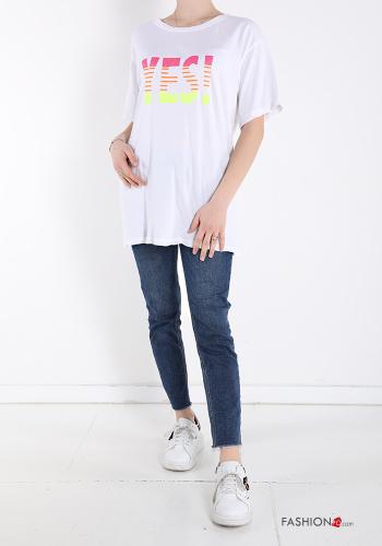 Patterned Cotton T-shirt - ph 5