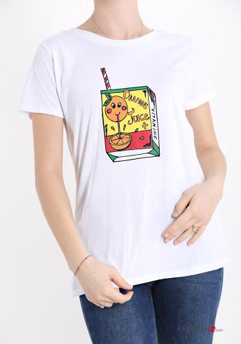 T-shirt in Cotone Fantasia stampata - ph 1
