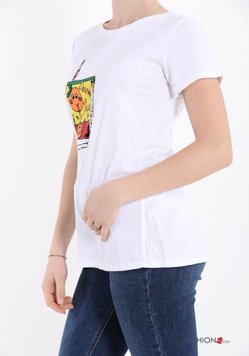 T-shirt in Cotone Fantasia stampata - ph 3