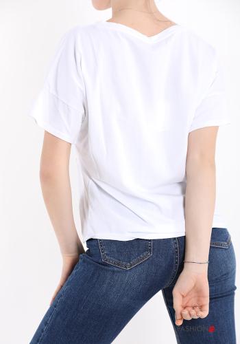 T-shirt in Cotone Fantasia stampata - ph 2