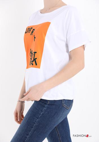 T-shirt in Cotone Fantasia stampata - ph 3