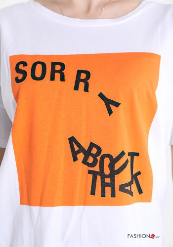T-shirt in Cotone Fantasia stampata - ph 4