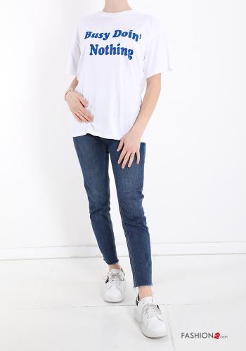 Patterned Cotton T-shirt - ph 5