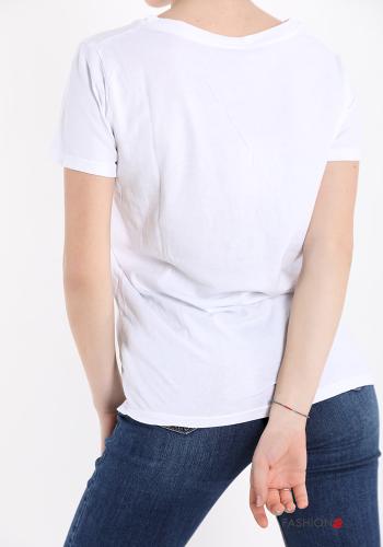 Bedrucktes T-shirt aus Baumwolle - ph 2