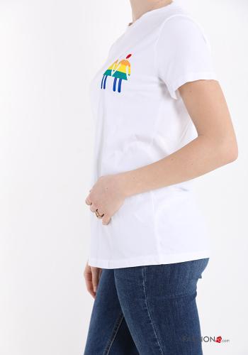 T-shirt in Cotone Fantasia stampata - ph 3