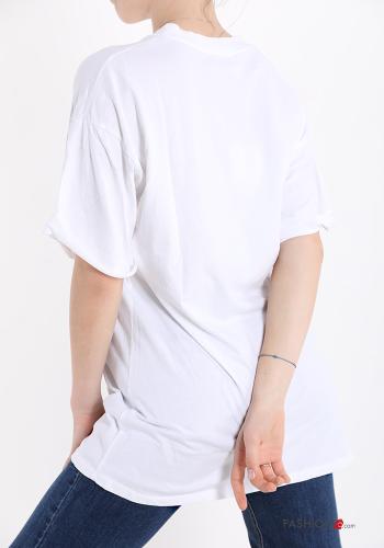 T-shirt in Cotone Fantasia stampata - ph 2