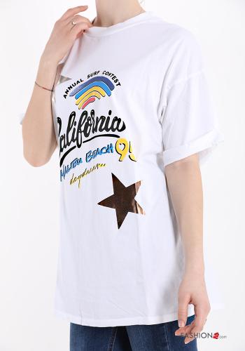 T-shirt in Cotone Fantasia stampata - ph 3