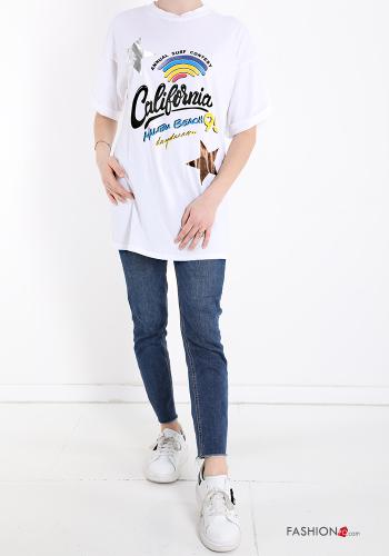 T-shirt in Cotone Fantasia stampata - ph 5