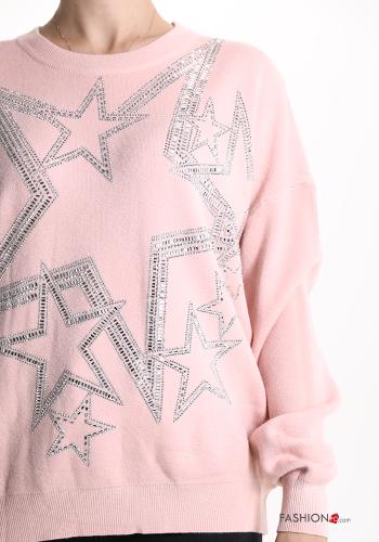 Maglione Fantasia astrale con strass - ph 4