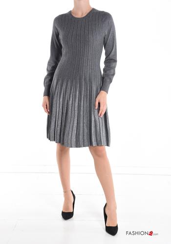 plissiert Lurex Kleid - ph 1