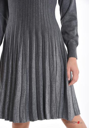 plissiert Lurex Kleid - ph 4