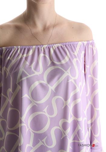 Blusa Patrones de escritura escote bardot - ph 4