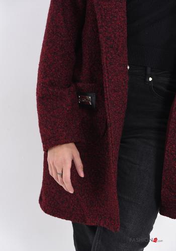 Coat with buttons with hood with pockets - ph 4