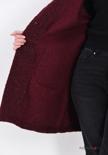 Coat with buttons with hood with pockets - ph 5