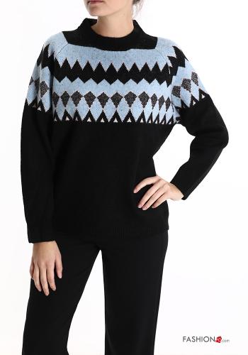 Geometric pattern Cotton Sweater