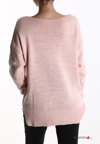 Astral Patterned v-neck Sweater - ph 2