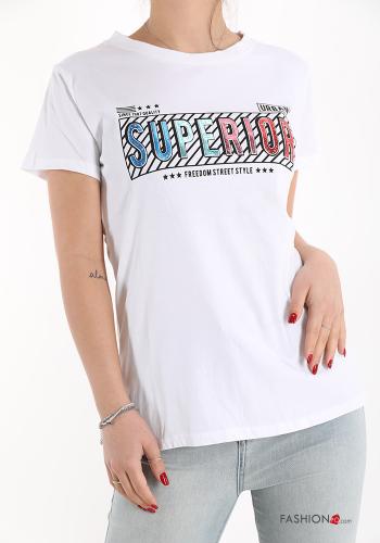 Patterned Cotton T-shirt - ph 1