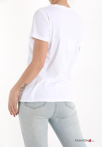 Patterned Cotton T-shirt - ph 2