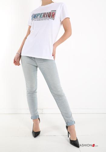 Patterned Cotton T-shirt - ph 5