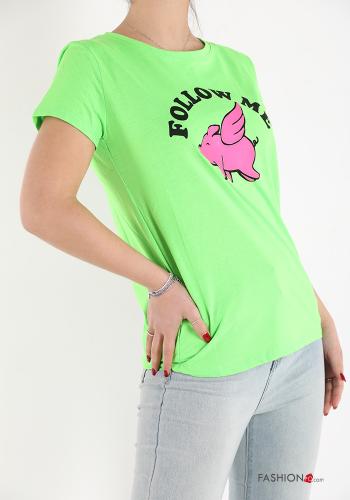 Patterned Cotton T-shirt - ph 3