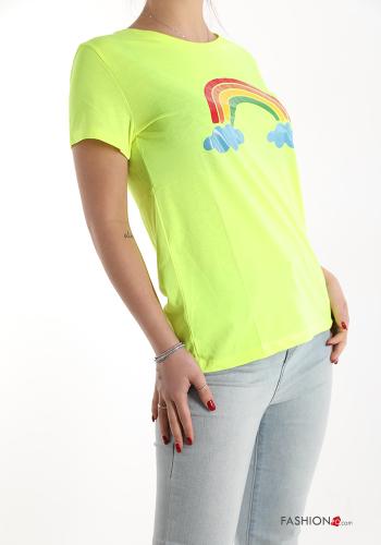 Bedrucktes T-shirt aus Baumwolle - ph 3