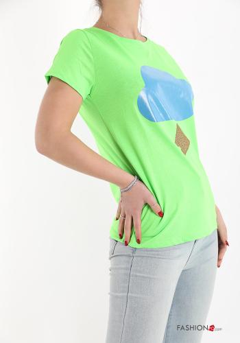 Patterned Cotton T-shirt - ph 3