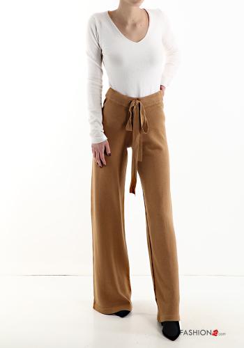ausgestellte Hose mit Schleife - ph 5