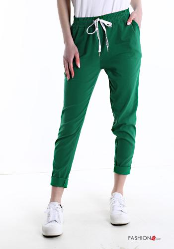Pantalone sportivo con tasche con fiocco - ph 1