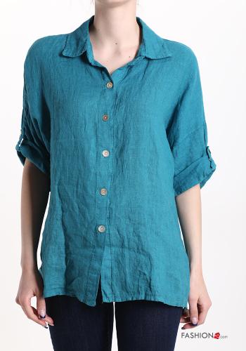Linen Shirt with buttons - ph 1