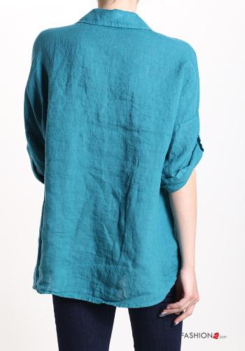 Linen Shirt with buttons - ph 2