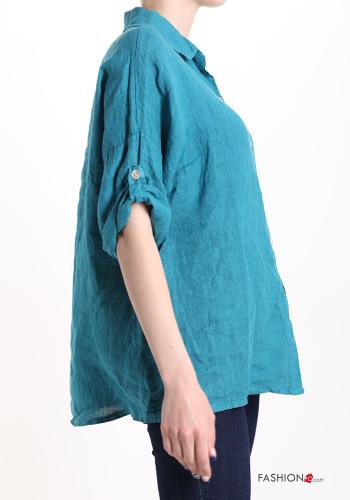 Linen Shirt with buttons - ph 3