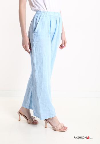 Pantalone in Lino con tasche - ph 3