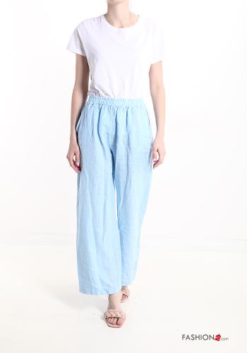 Pantalone in Lino con tasche - ph 5