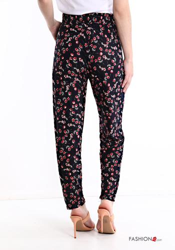 Pantalones Diseño impreso con cinturón con bolsillos - ph 2