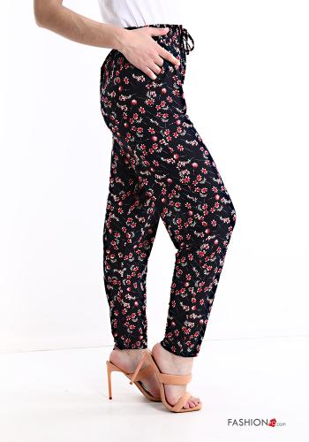 Pantalones Diseño impreso con cinturón con bolsillos - ph 3