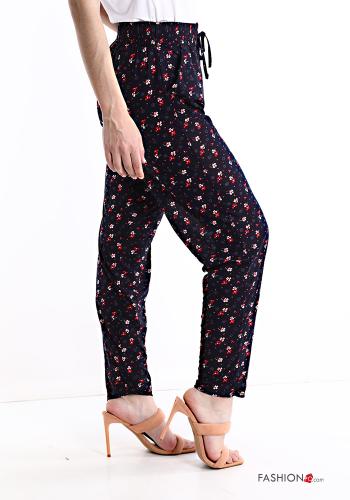 Pantalone Fantasia stampata con cintura con tasche - ph 3
