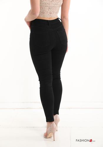 Cotton Jeans with buttons with zip with pockets - ph 2