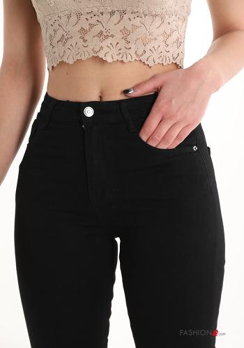 Cotton Jeans with buttons with zip with pockets - ph 4