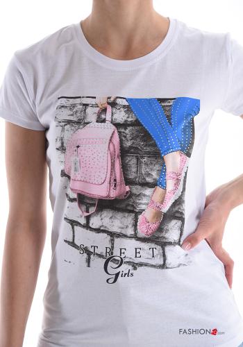 Patterned Cotton T-shirt - ph 4