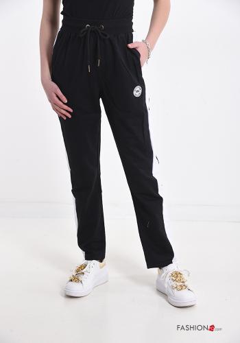 Pantalone sportivo in Cotone con tasche con fiocco - ph 1