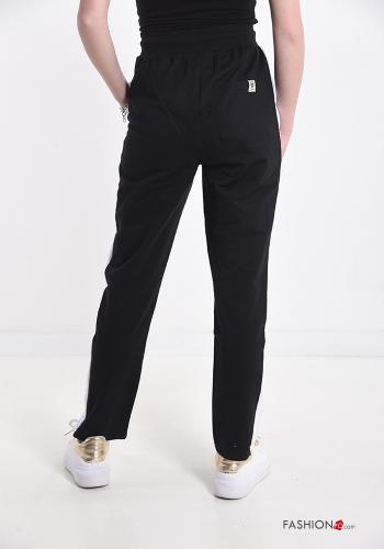 Pantalone sportivo in Cotone con tasche con fiocco - ph 2