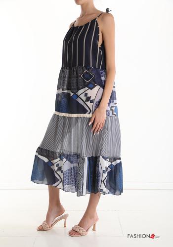 Robe Sans Manches imprimé avec noeud - ph 3