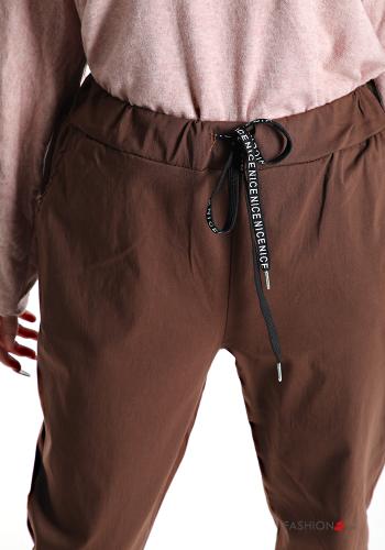 Pantalone in Cotone con tasche con fiocco - ph 4