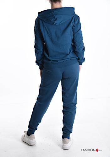 Cotton Co-ord with elastic with hood with pockets with zip - ph 2