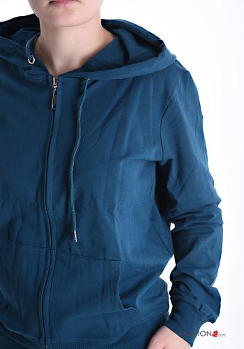 Cotton Co-ord with elastic with hood with pockets with zip - ph 4