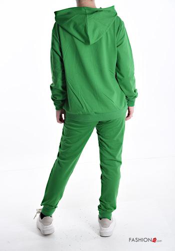 Cotton Co-ord with pockets with hood with zip - ph 2