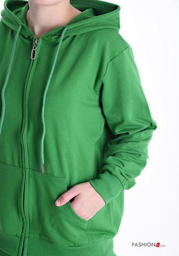 Cotton Co-ord with pockets with hood with zip - ph 4