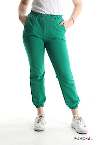 Pantalones deportivos de Algodón con bolsillos con elástico - ph 1