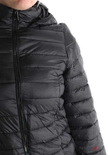 Piumino con zip con tasche con cappuccio - ph 4