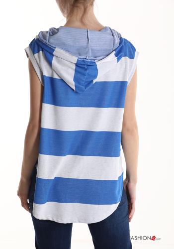 Striped T-shirt with hood - ph 2